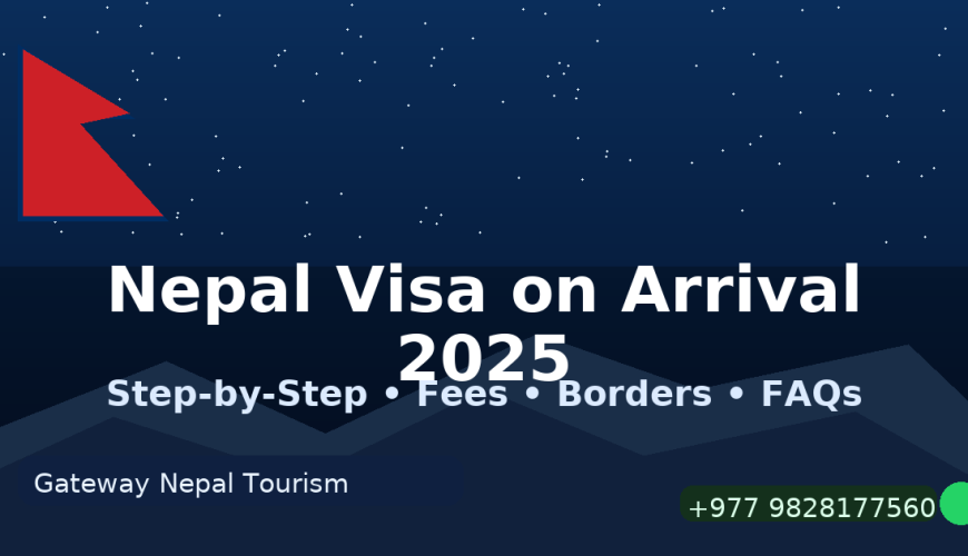 Nepal Visa on arrival guide